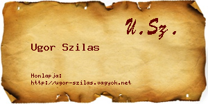 Ugor Szilas névjegykártya